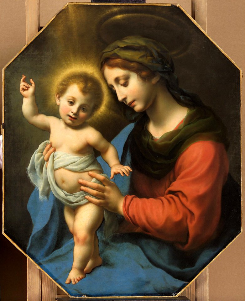 Carlo Dolci - Maria mit Kind - GG 187 - Kunsthistorisches Museum