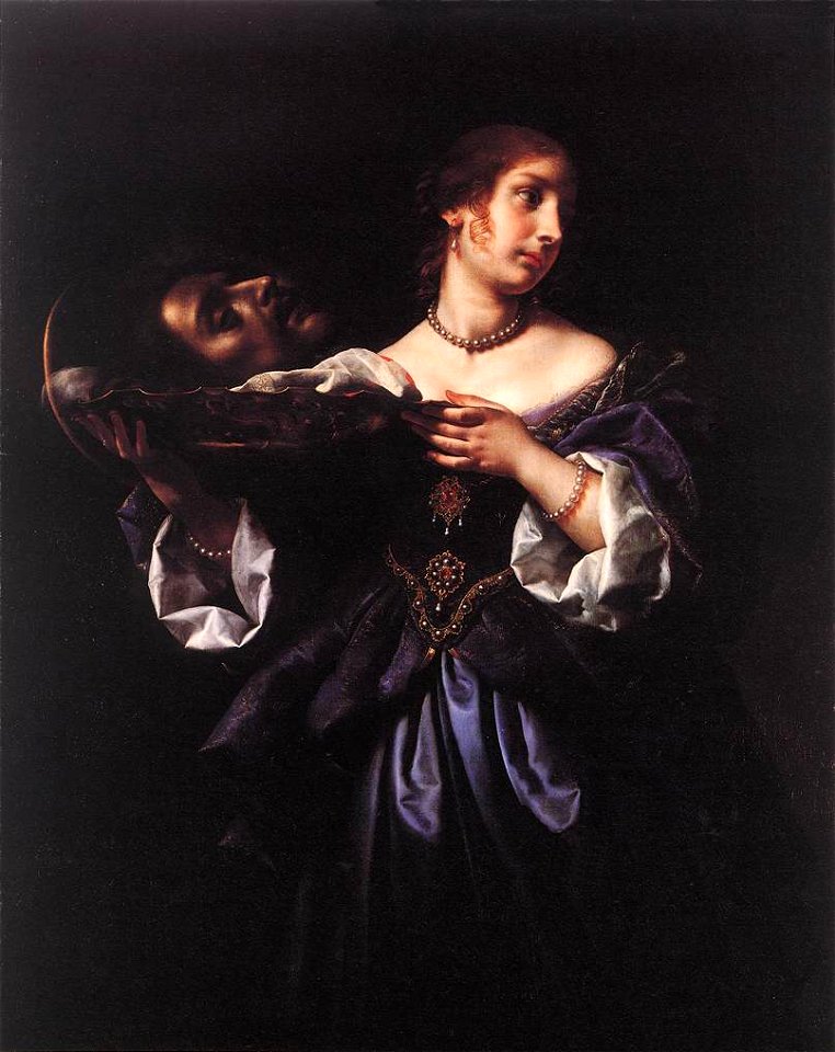 Carlo Dolci - Salome with the Head of St John the Baptist - WGA06380