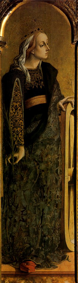 Carlo crivelli, montefiore, caterina