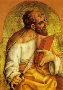 Carlo crivelli, san bartolomeo. Free illustration for personal and commercial use.