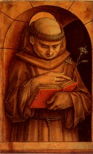 Carlo crivelli, sant'antonio da padova, esztergom 2. Free illustration for personal and commercial use.