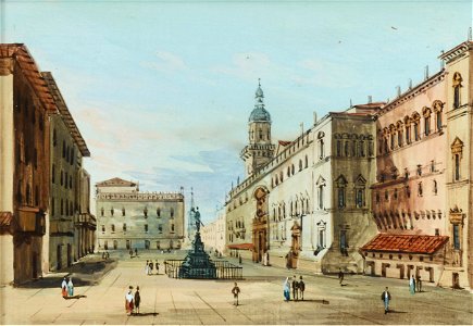 Carlo Grubas Bologne Piazza Maggiore