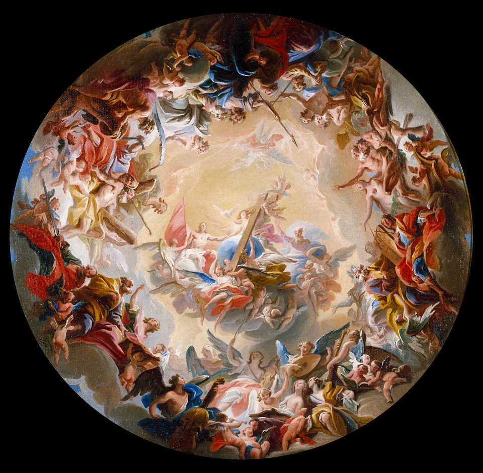 Carlo Innocenzo Carlone - Glorification of the Cross - 56.106 - Indianapolis Museum of Art