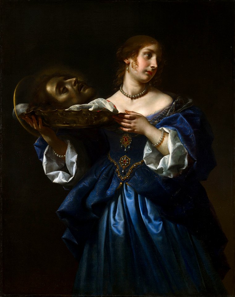 Carlo Dolci (Florence 1616-86) - Salome with the Head of John the Baptist - RCIN 405639 - Royal Collection