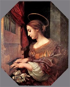 Carlo Dolci - St Cecilia at the Organ - WGA06373
