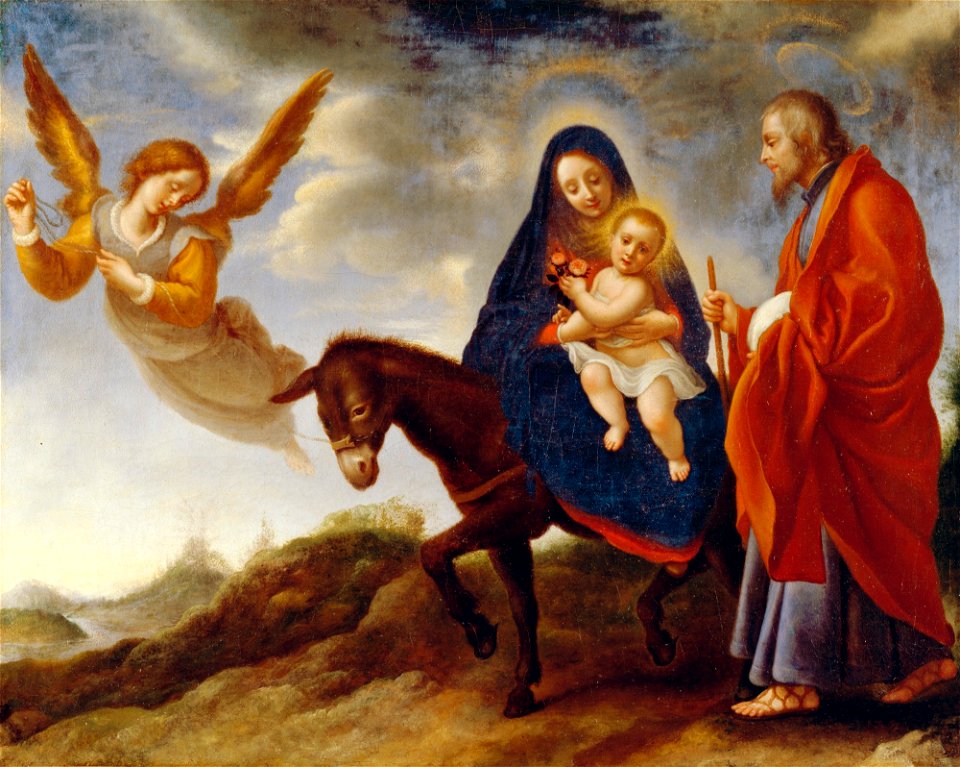 Carlo Dolci - The Flight into Egypt - 72.222 - Detroit Institute of Arts