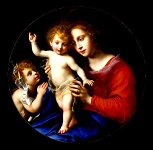 Carlo Dolci - Virgin and Child with the Infant Saint John the Baptist - 46.28 - Museum of Fine Arts