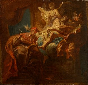 Carlo Innocenzo Carlone - Evangelist Matthäus und Hl. Gregor - GG 6342 - Kunsthistorisches Museum