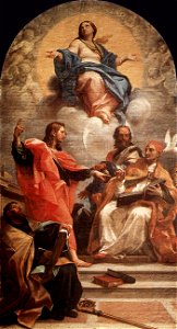 Carlo Maratta - Assumption and the Doctors of the Church - WGA14045