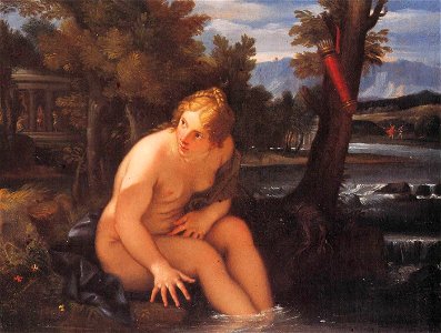 Carlo Maratta - O banho de Diana