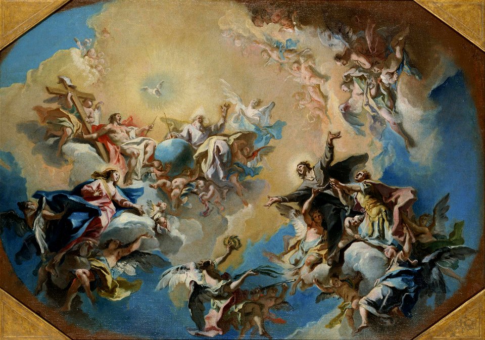 Carlo Innocenzo Carlone - The Glorification of St. Felix and St. Adauctus - Google Art Project