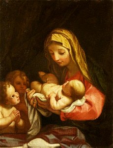 Carlo Maratta (1625-1713) (attributed to) - The Madonna and Child with Two Adoring Putti - 732152 - National Trust