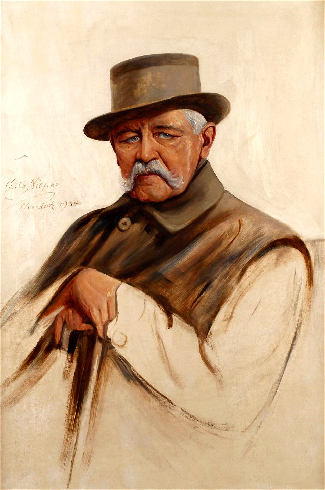 Carlo Nieper Portrait Paul von Hindenburg 1934