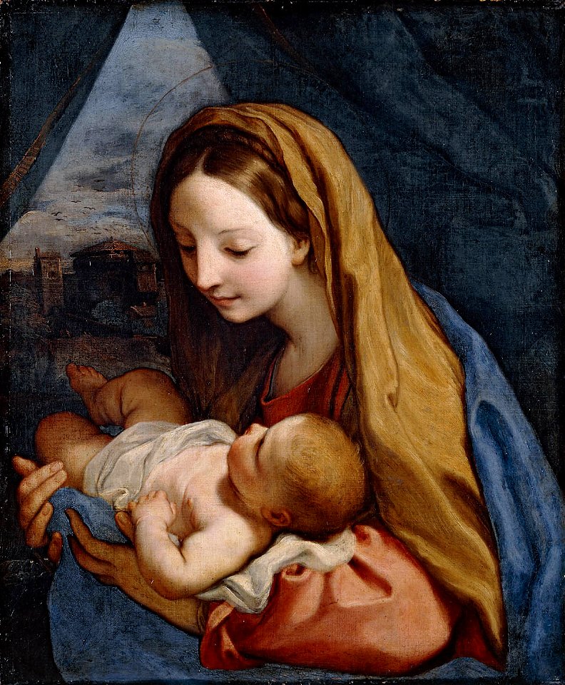 Carlo Maratta - Maria mit Kind - GG 127 - Kunsthistorisches Museum