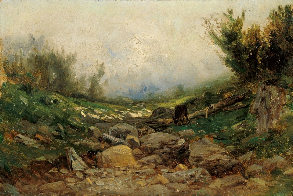 Carlos de Haes Mountain Landscape