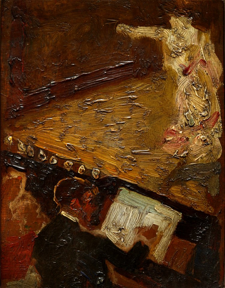 Carlos Baca-Flor - Paris Nocturne. The Singer - Google Art Project