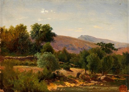 Carlos de Haes - Cercanías del Monasterio de Piedra (Aragón)