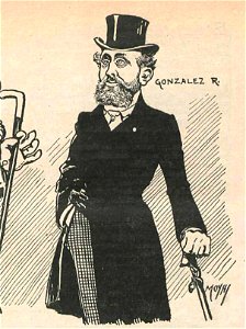 Carlos González Rothwos, Después del atentado, de Moya, Gedeón, 25-11-1904 (cropped)