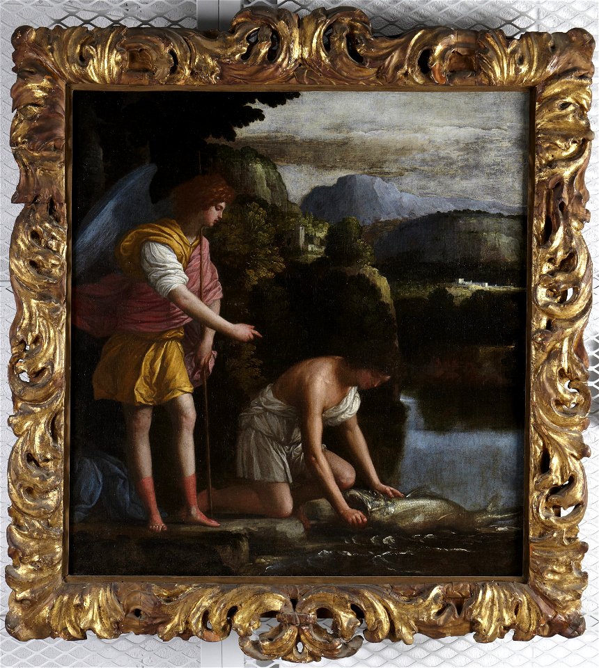 Carlo Saraceni - Tobias and the Angel - y1978-14 - Princeton University Art Museum