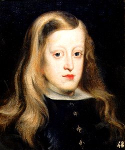 Carlos II de España, del taller de Juan Carreño de Miranda (Museo Lázaro Galdiano, Madrid)