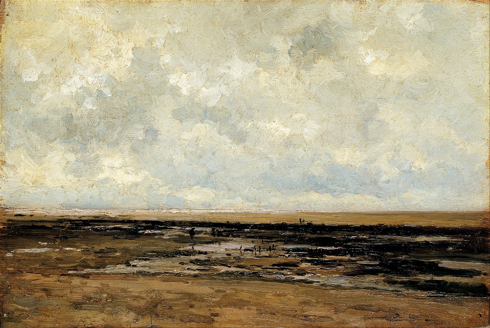 Carlos de Haes - Villerville Beach. Normandy - Google Art Project