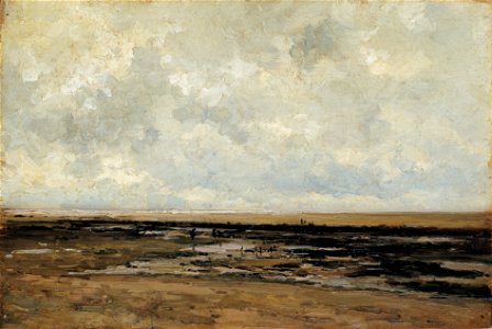 Carlos de Haes - Villerville Beach. Normandy - Google Art Project