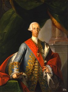 Carlos III de España, por Joaquín Inza (Real Academia de Bellas Artes de San Fernando)