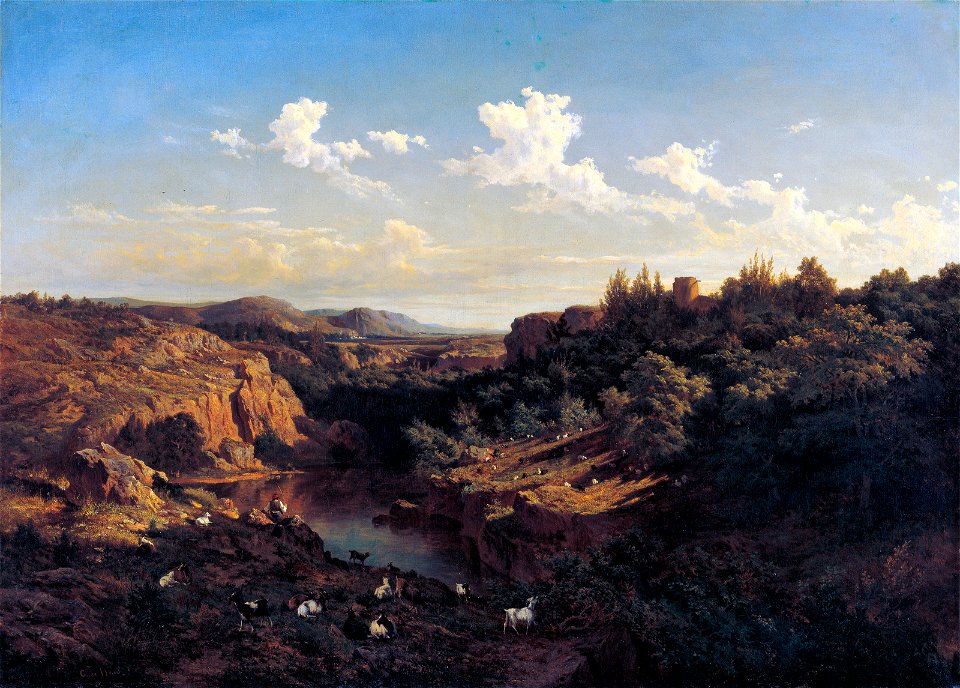 Carlos de Haes View near Monasterio de Piedra