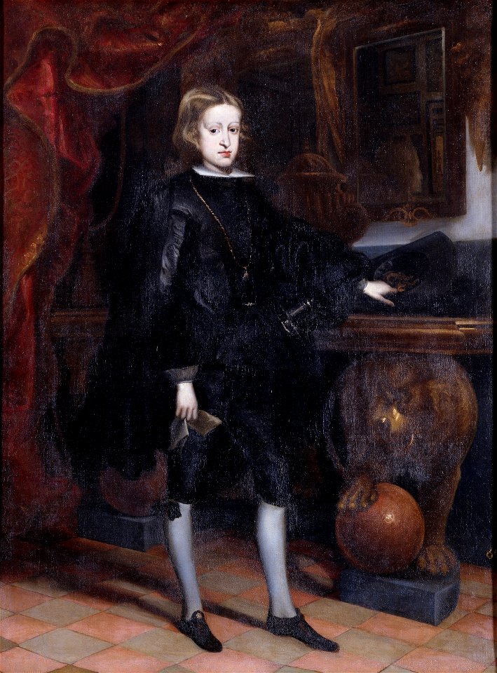 Carlos II de España, atribuido a Juan Carreño de Miranda (Museo del Prado)