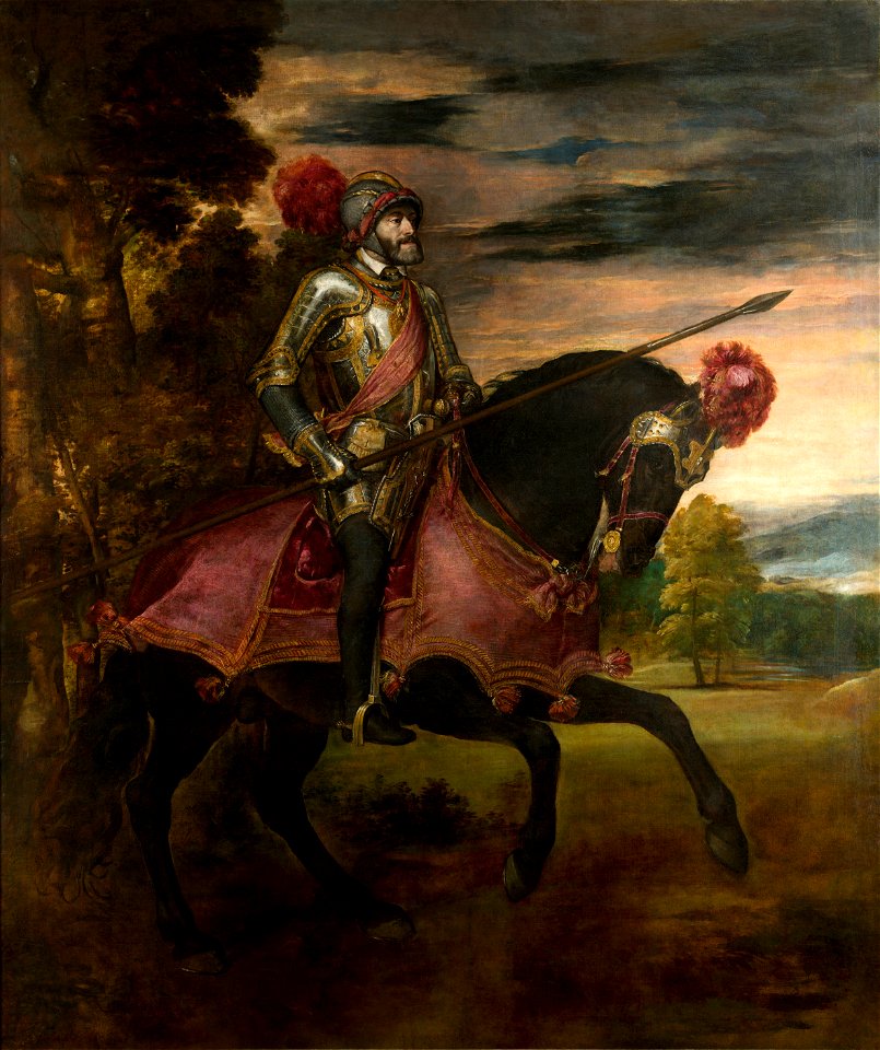 Carlos V en la Batalla de Mühlberg, por Tiziano