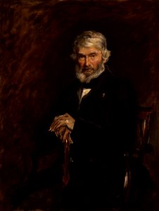Thomas Carlyle by Sir John Everett Millais, 1st Bt. Free illustration for personal and commercial use.