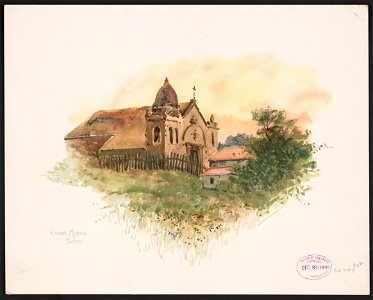 Carmel Mission, Monterey - by Louis K. Harlow. LCCN2016652384