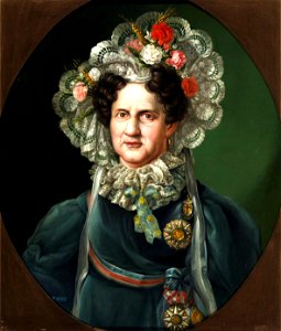 Carlota Joaquina de Borbón (Museo del Prado). Free illustration for personal and commercial use.