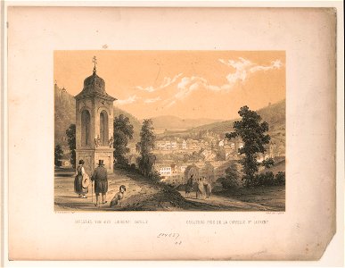 Carlsbad von der Laurenzi Capelle Carlsbad pris de la Chapelle St. Laurent - - X. Sandmann fec. ; gedr. Bei J. Rauh. LCCN2017650444