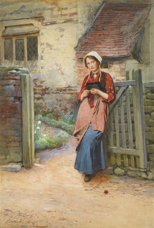 Carlton Alfred Smith - At the garden gate