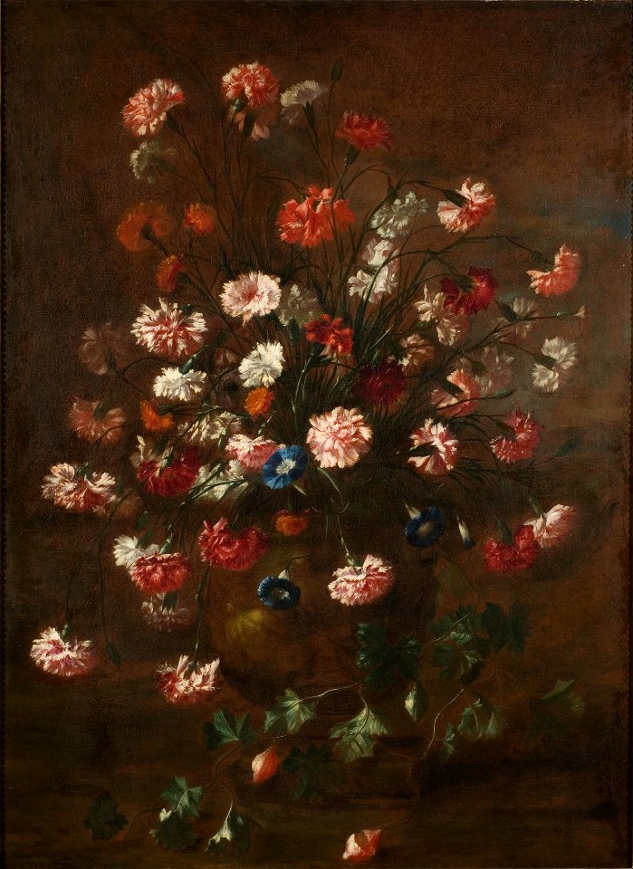 Carnations in an Urn (Carel de Vogelaer) - Nationalmuseum - 18481