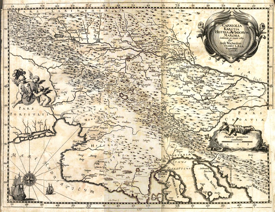 Carniolia Karstia Histria et Windorum Marchia 1689