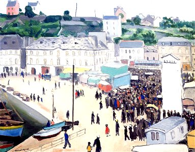 Carnival at Audierne Albert Marquet
