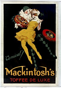 Carnival! Mackintosh's toffee de luxe. Free illustration for personal and commercial use.