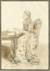 Carmontelle - Madame la marquise du Plessis-Bellière