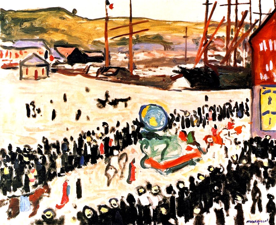 Carnival on the Beach Albert Marquet (1906)
