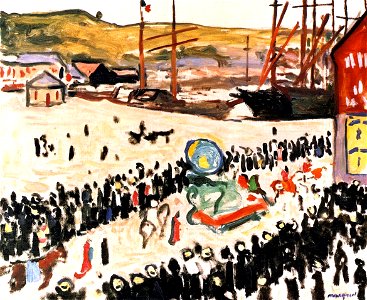 Carnival on the Beach Albert Marquet (1906)