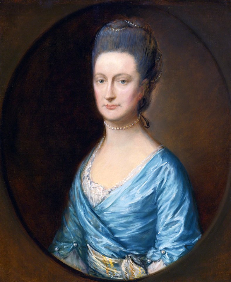 Caroline Fludyer, by Thomas Gainsborough