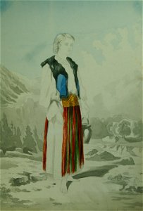 Carol Popp de Szathmari - Bănăţeancă cu ulcior