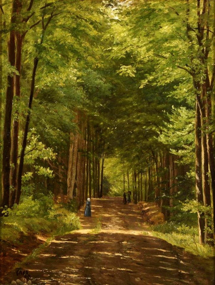 Caroline Amalie Müller Frühlingstag in Hellebaekwald