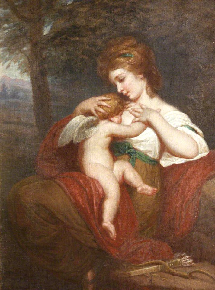 Caroline Anne Lyttleton (1777-1833) - 'Hope Nursing Love', Miss Morris (after Joshua Reynolds) - 884923 - National Trust