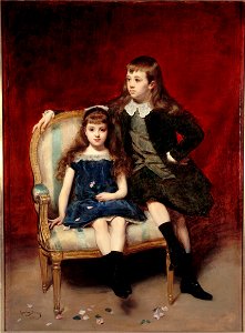 Carolus-Duran - Portrait de Marguerite (1883-1973) et Robert (1880-1956) de Broglie - P2693 - Musée Carnavalet