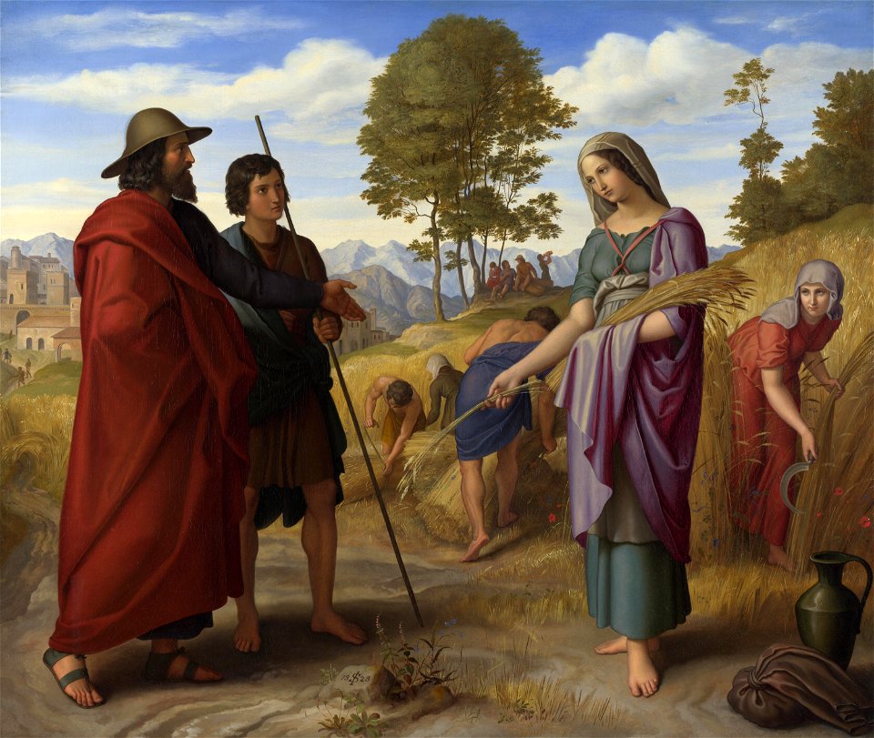 Julius Schnorr von Carolsfeld- Ruth im Feld des Boaz