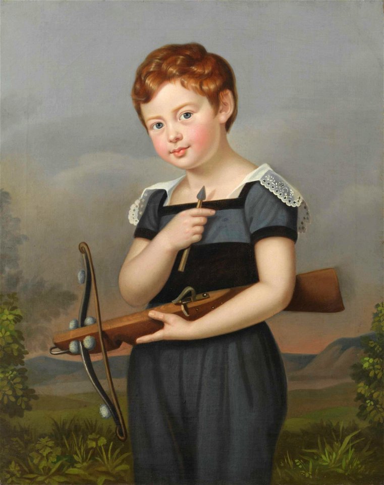 Caroline Bardua - Porträt Oskar van Herzseele als Knabe