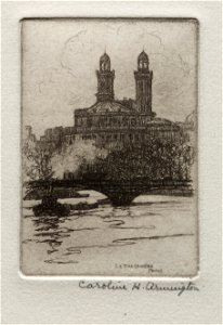 Caroline Helena Armington (American, 1875-1939) - Le Trocadero - 1923.104 - Cleveland Museum of Art